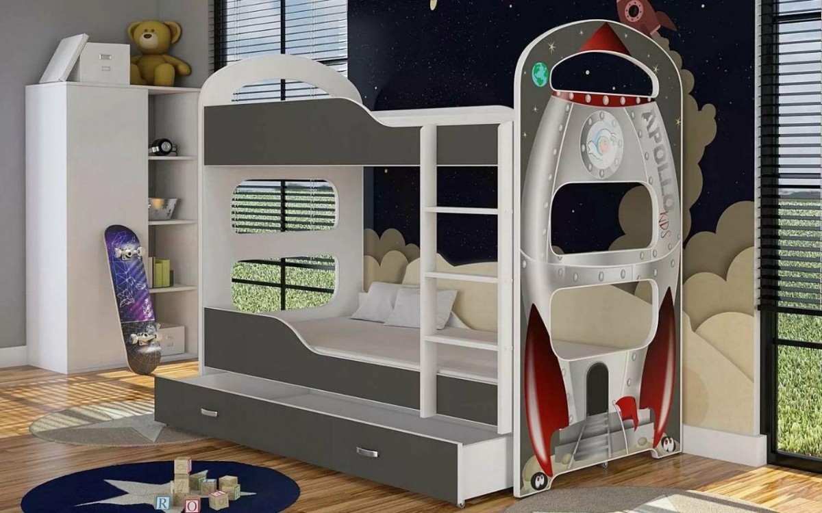 детская кровать ракетная установка