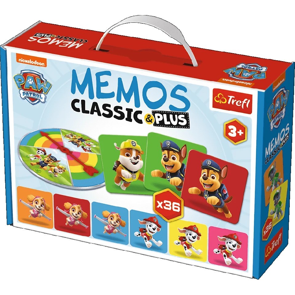 Настольная игра Trefl Memos classic&plus Paw Patrol купить по низкой цене в  Кишиневе и Молдове - BigShop.md