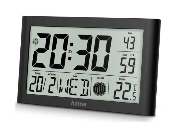 Ceas de perete Hama Martinique Black (222217)