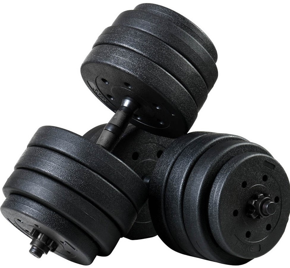 Haltera FUNFIT Gym&Fitness 4257 2x20kg Black