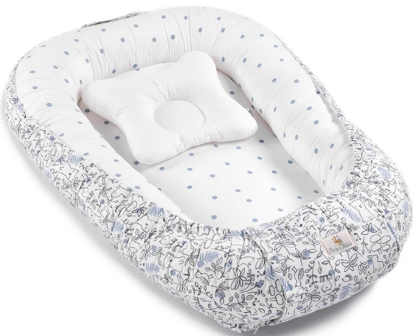 Cuib pentru bebelus PernaMea Lovely Dots
