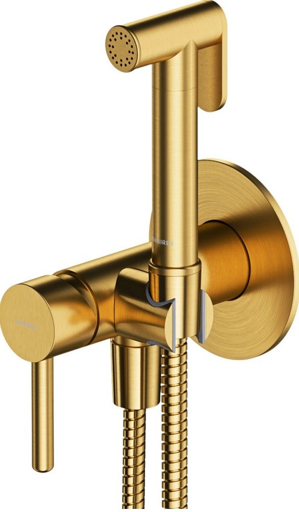 Baterie pentru bideu Omnires Y Brushed Brass SYSYBI2BSB