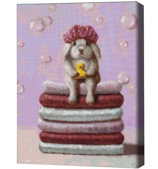 Pictura cu diamante BrushMe Ziua de baie, Lucia Heffernan 40*50 сm (fără cutie)