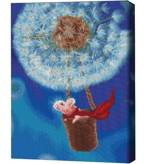 Pictura cu diamante BrushMe Pe aripile vântului, Lucia Heffernan 40x50 сm (fără cutie)