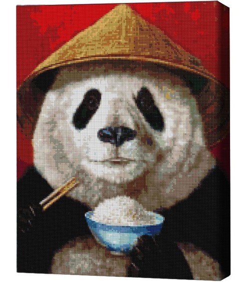 Pictura cu diamante BrushMe Panda, Lucia Heffernan 40*50 сm (fără cutie)