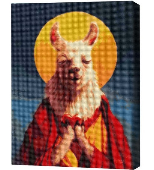 Pictura cu diamante BrushMe Dalai – Lama, Lucia Heffernan 40*50 сm (fără cutie)