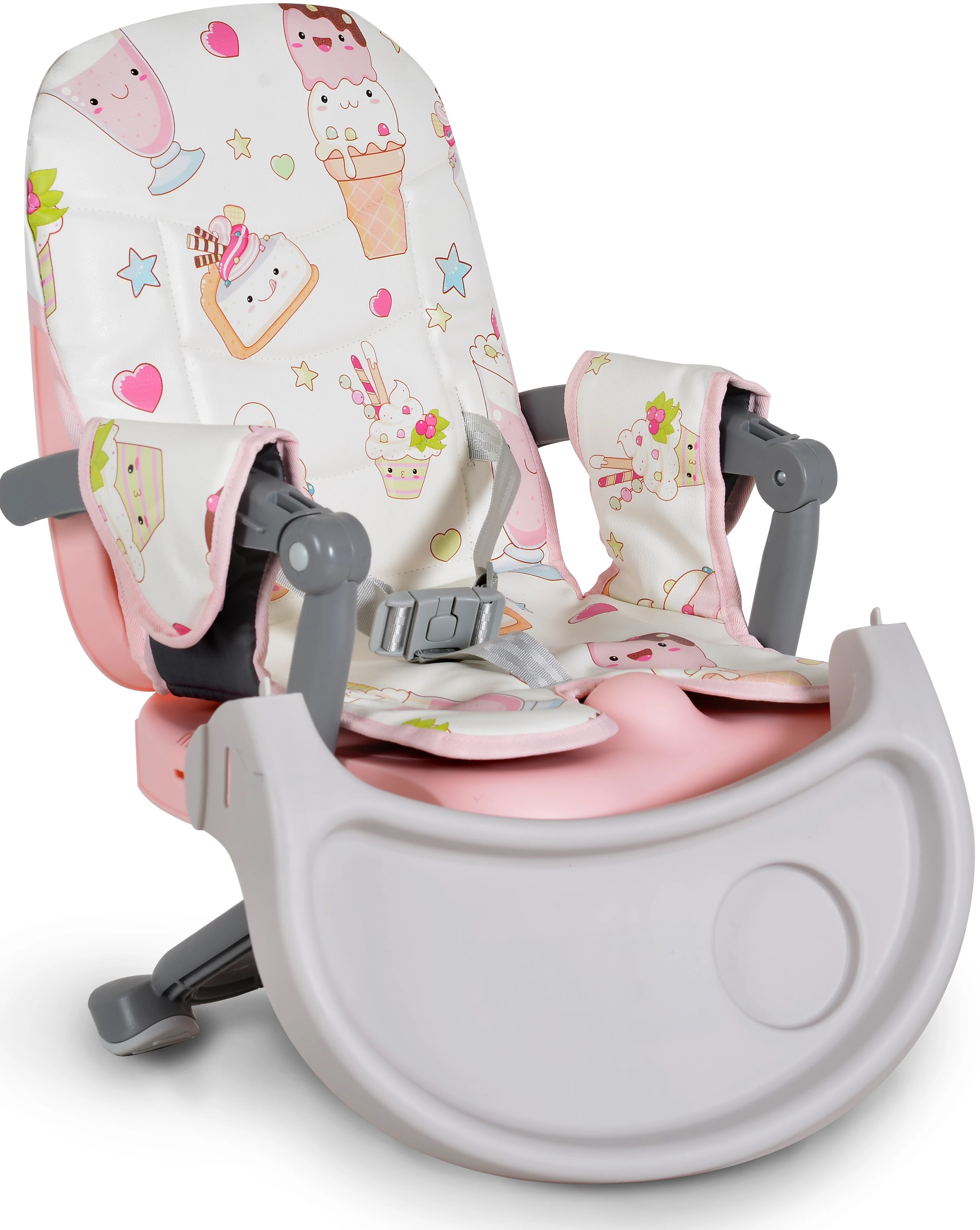 Scaun reglabil pe inaltime de masa Moni Rico Pink