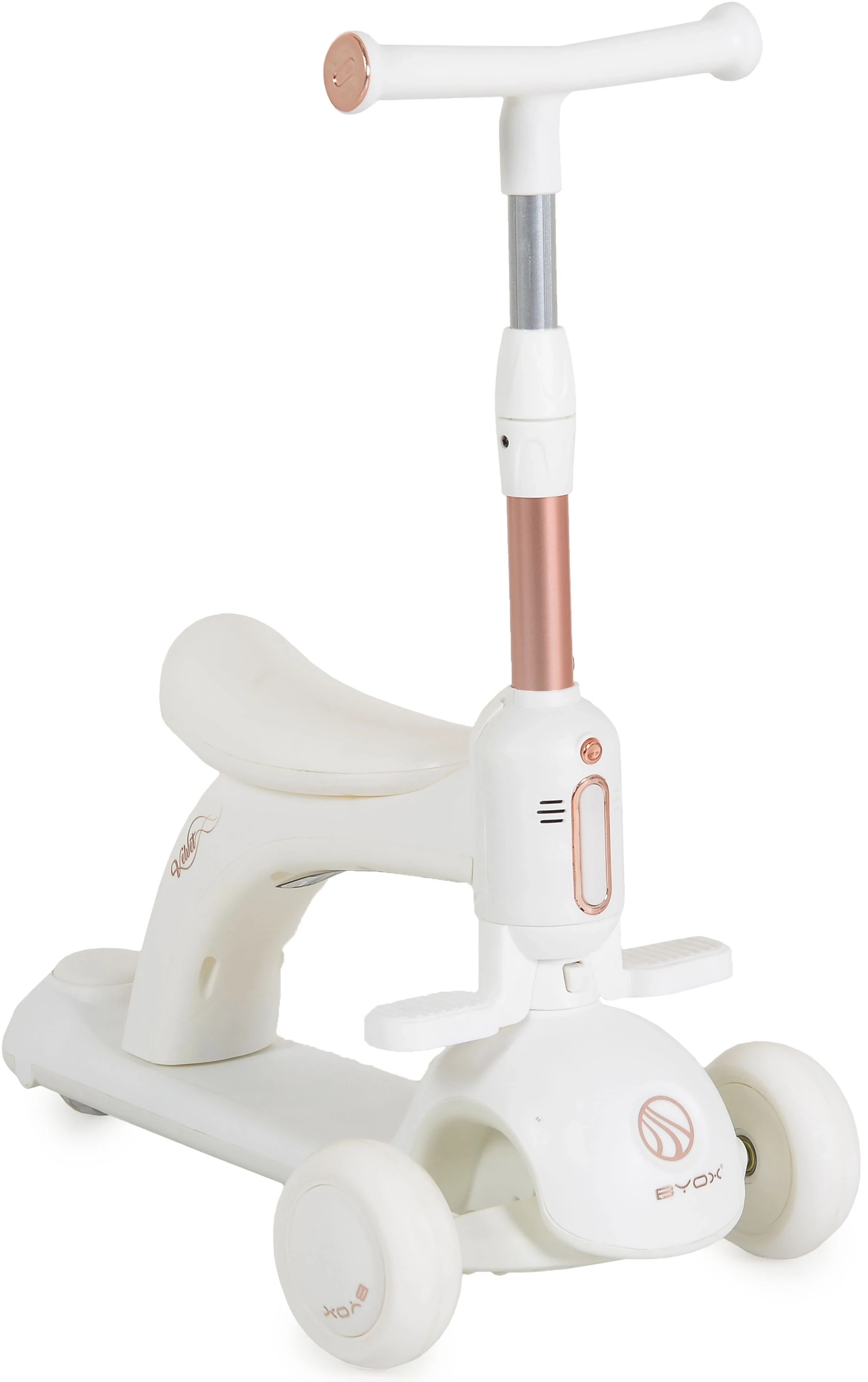 Trotineta Moni Velvet Royal White