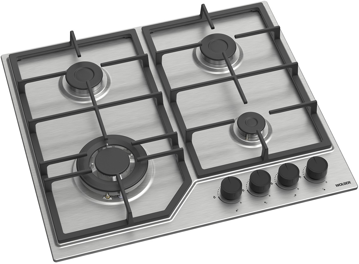 Plita pe gaz incorporabila Wolser WL-F 3001 Black GL FFD