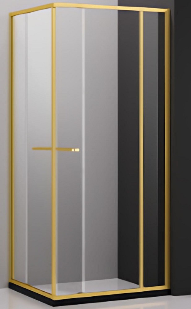 Cabina de dus VLM GRSF 90x90x200 BRUSHED MATTE NICKLED