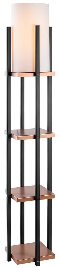 Lampadar Trendy 7113 Black/Cupru