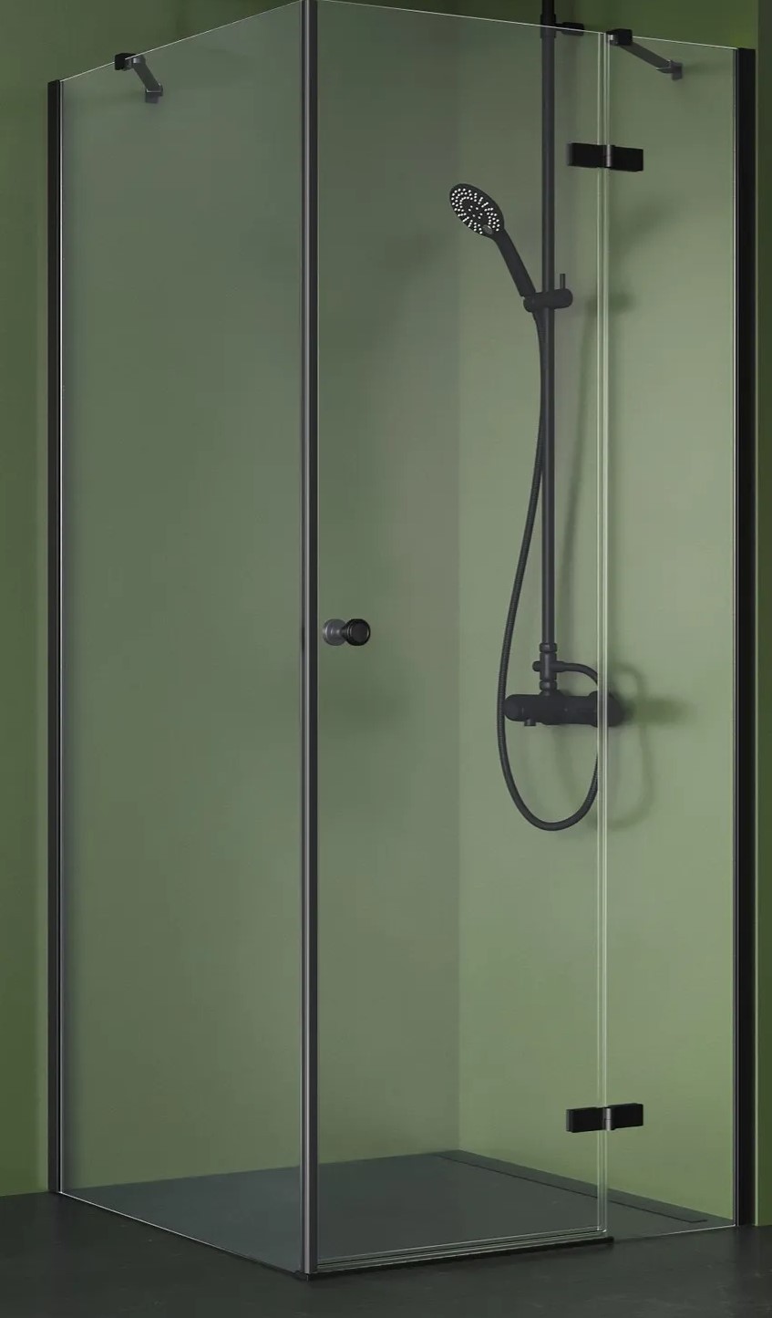Cabina de dus New Trendy Kalibra Black Rectangular 120x90x195 K-4998 6mm Active Shield