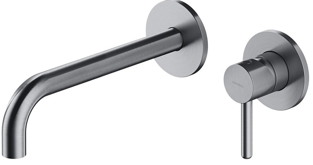 Baterie pentru lavoar Omnires Y Brushed Nickel Y1215HLNI (19-21cm)