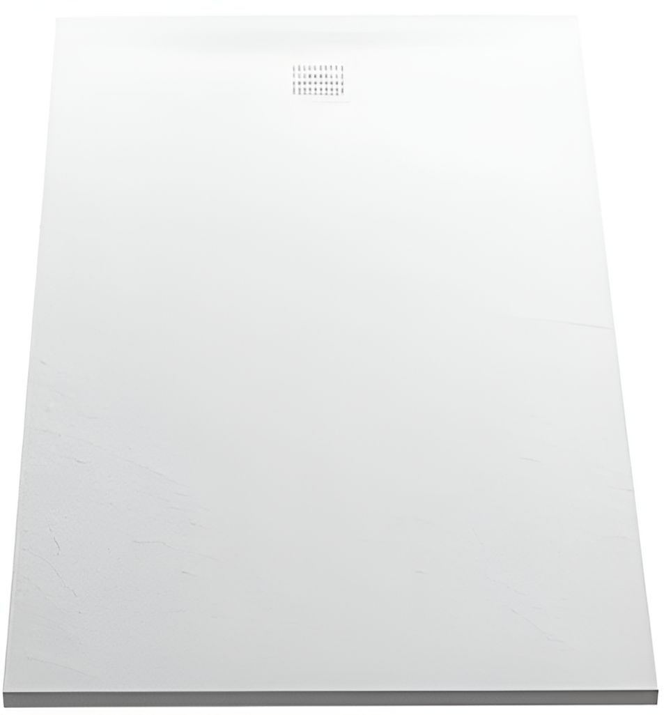 Cadita de dus New Trendy Mori white Rectangular 100x90x3 mm B-0434