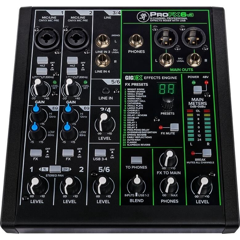 analogic Mackie PROFX6v3