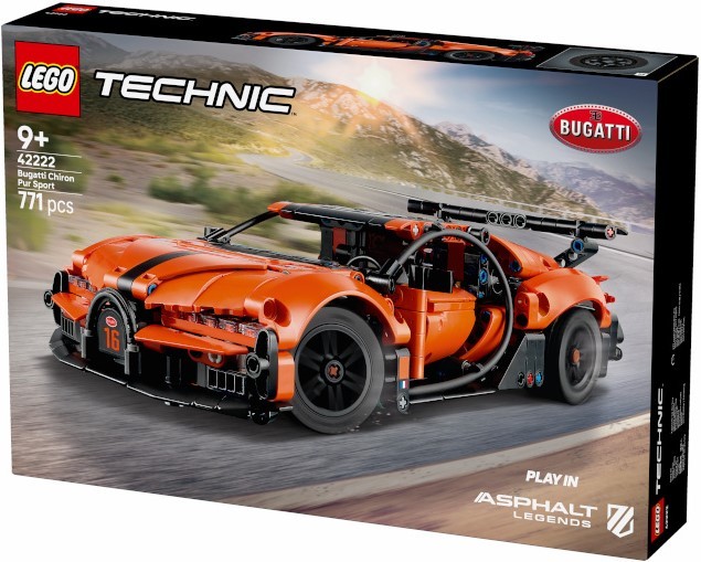 Constructor LEGO Tehnic: Bugatti Chiron Pur Sport (42222)