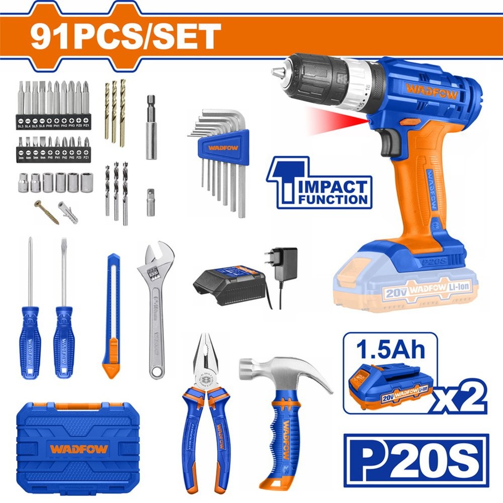 Set de scule Wadfow WDT1B90