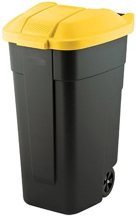 Tomberon Keter O/W 110l Black/Yellow