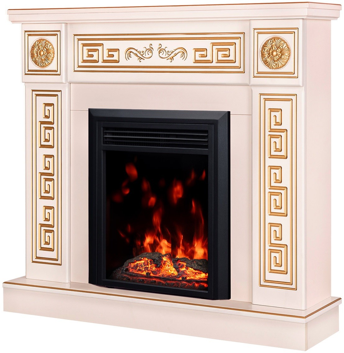 Șemineu electric ArtFlame Versailles gold & Gala gold