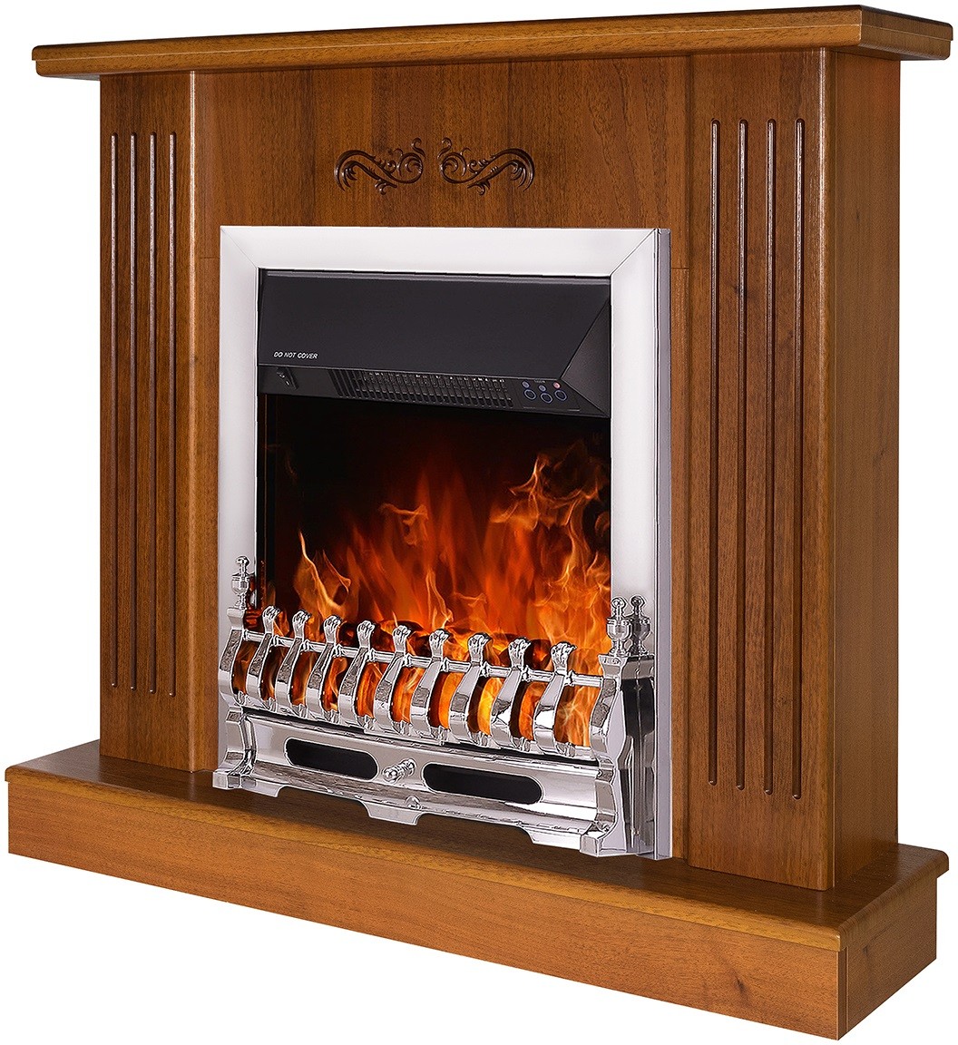 Semineu electric ArtFlame Smile Nut & Galileo Silver