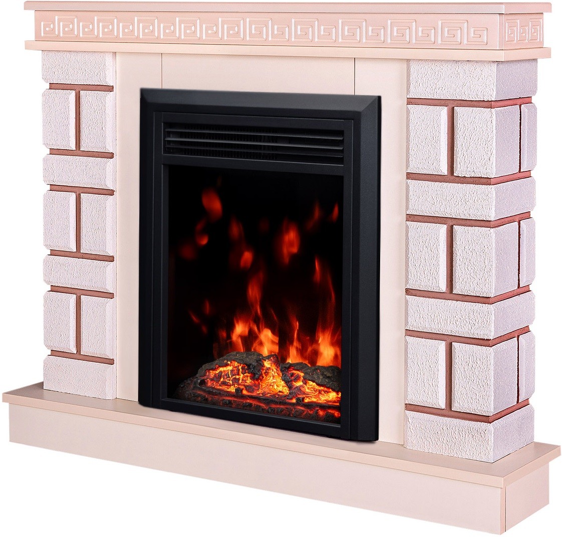 Semineu electric ArtFlame Nazarii Mini Jasmine & Gala Silver