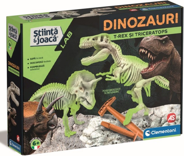 Set de cercetare pentru copii AS Company Dinozauri: T-Rex si Triceratop RO (1026-50749)