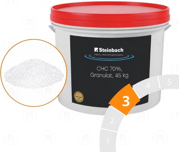 Steinbach Clor granulat CHC 70%, 45 kg