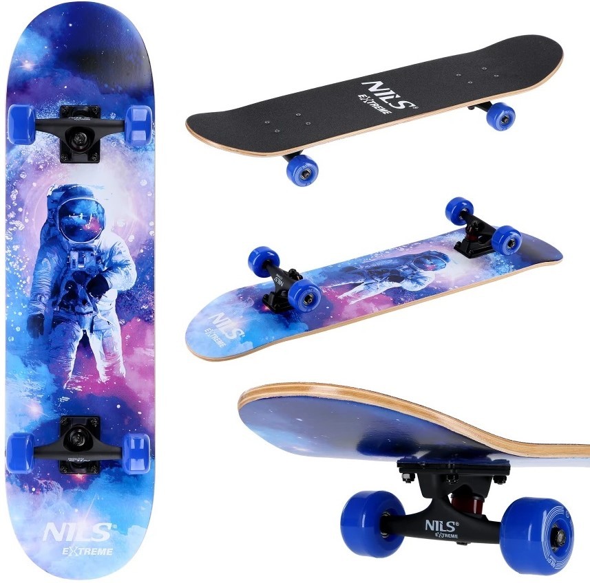 Skateboard NILS EXTREME Skull Wood (LG-SK-W)
