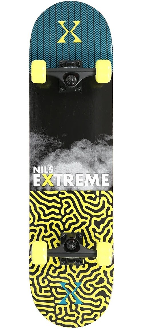 Skateboard NILS EXTREME Skull Wood (LG-SK-W)