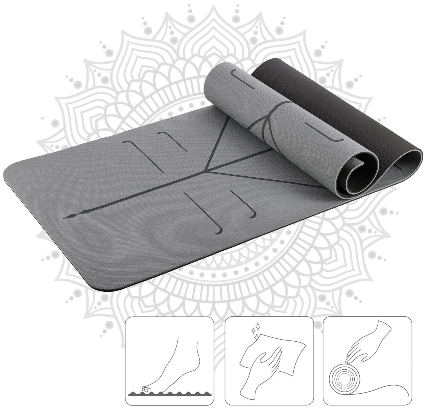 Covoras pentru fitness HMS YM10 Mint