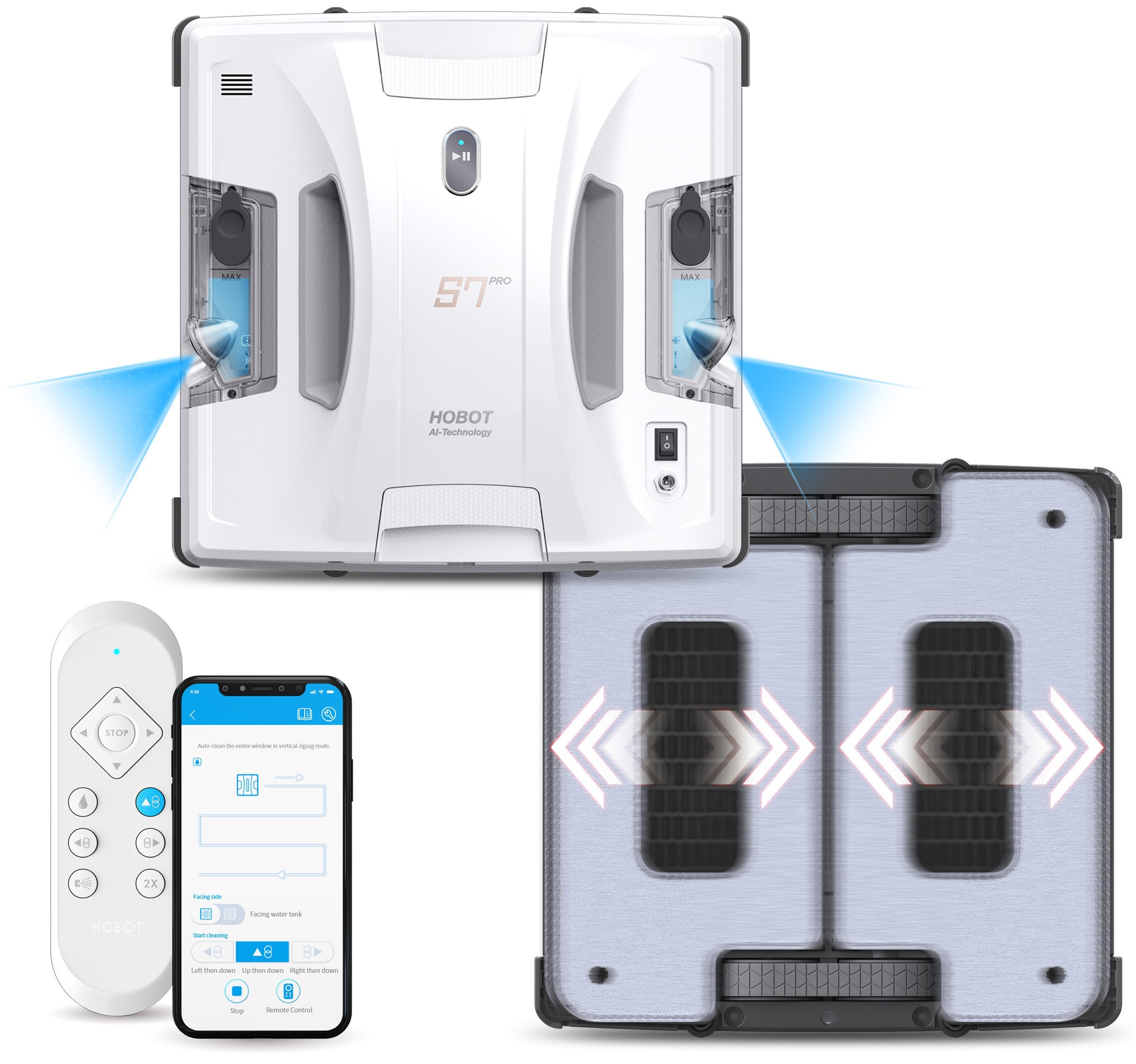 Robot de spalat geamuri HOBOT S7 Pro