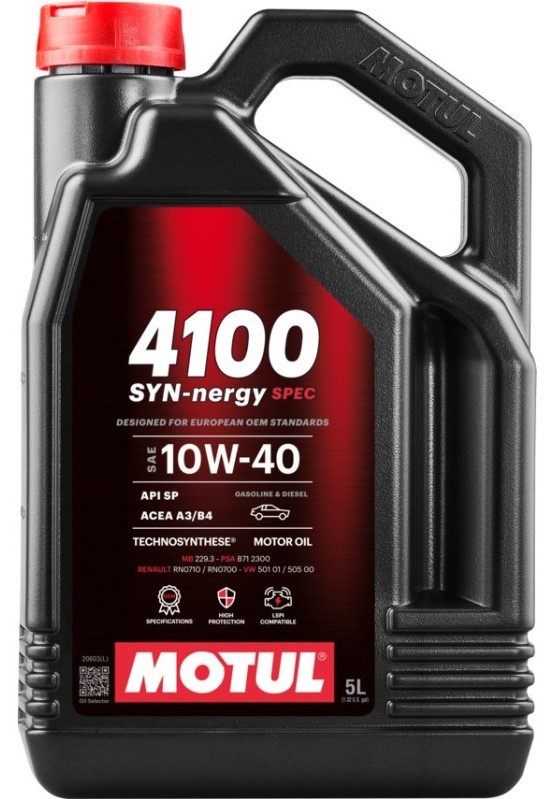 Ulei motor Motul 4100 Turbo Light 10W-40 5l