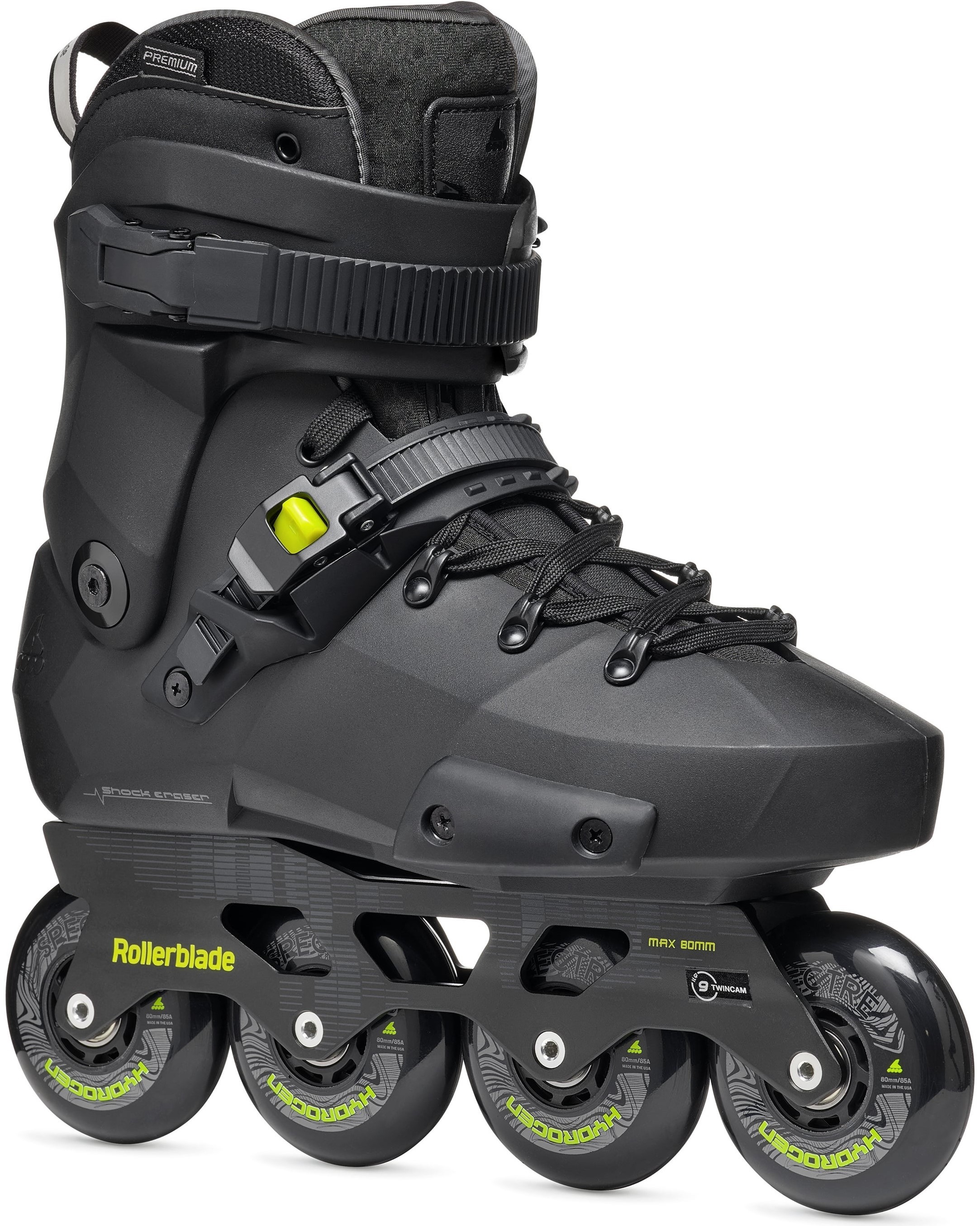 Role copii Rollerblade Twister XT 39-40 Nero/Lime