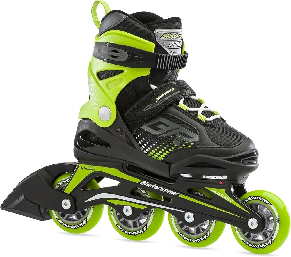 Role copii Rollerblade Phoenix Black/Green 29-33