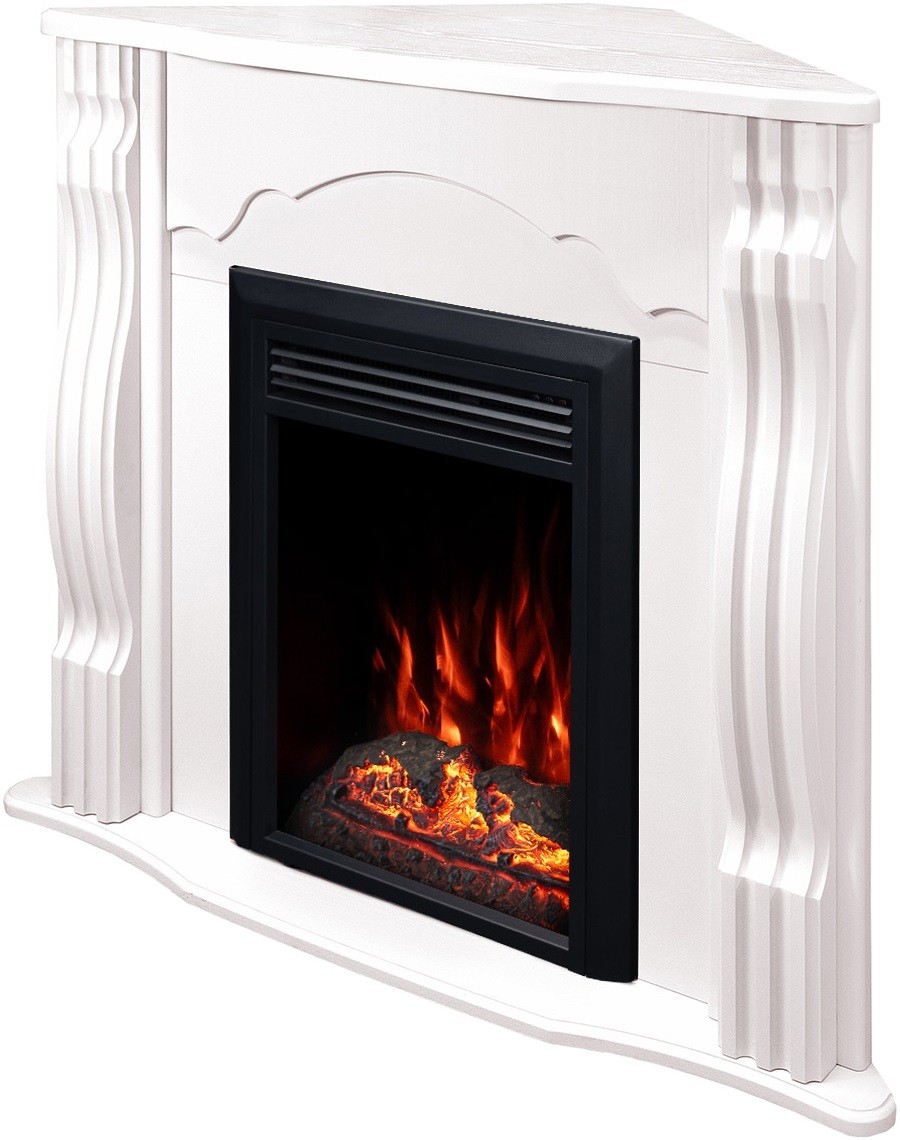 Semineu electric ArtFlame Clasic White & Gala Gold