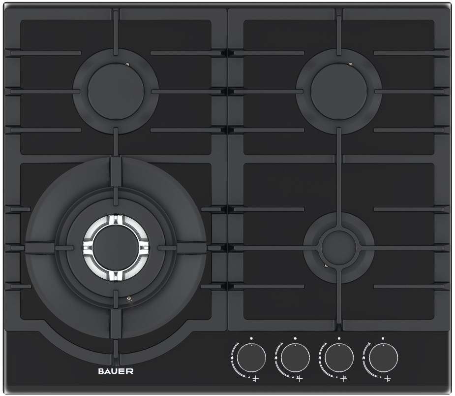 Plita pe gaz incorporabila Bauer GH-604BG05S