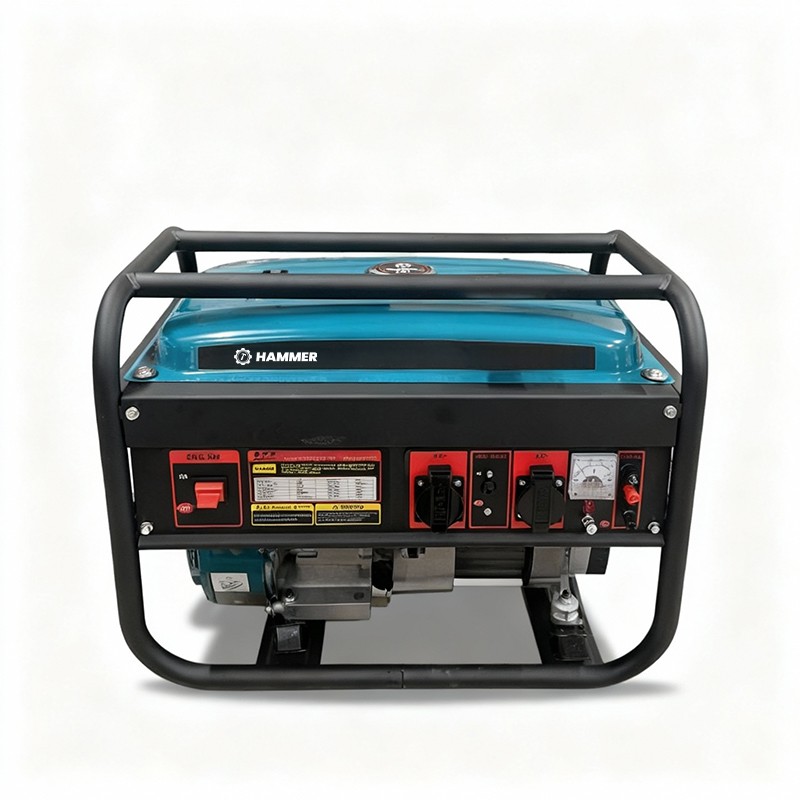 Generator electric de curent Hammer 5.5kW, 230V, 420cm3, Man/elec., AVR.