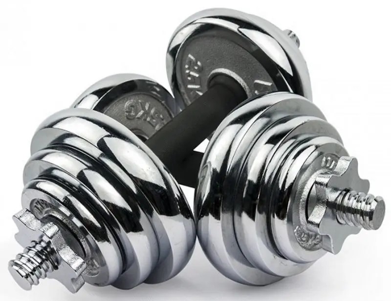 Haltera Hiperlion YLK004 2x10kg Silver